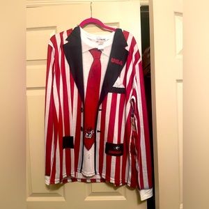 Georgia bulldogs SIZEXL long sleeve flag suit tee. Brand new